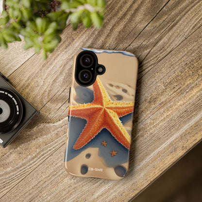 Starfish Rests On Sand - iPhone Case