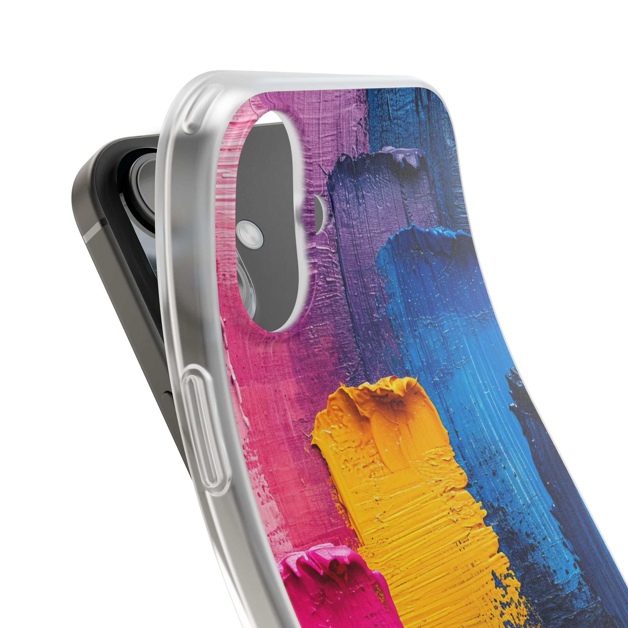 Bold Abstract Texture - Flexi iPhone 16 Phone Case