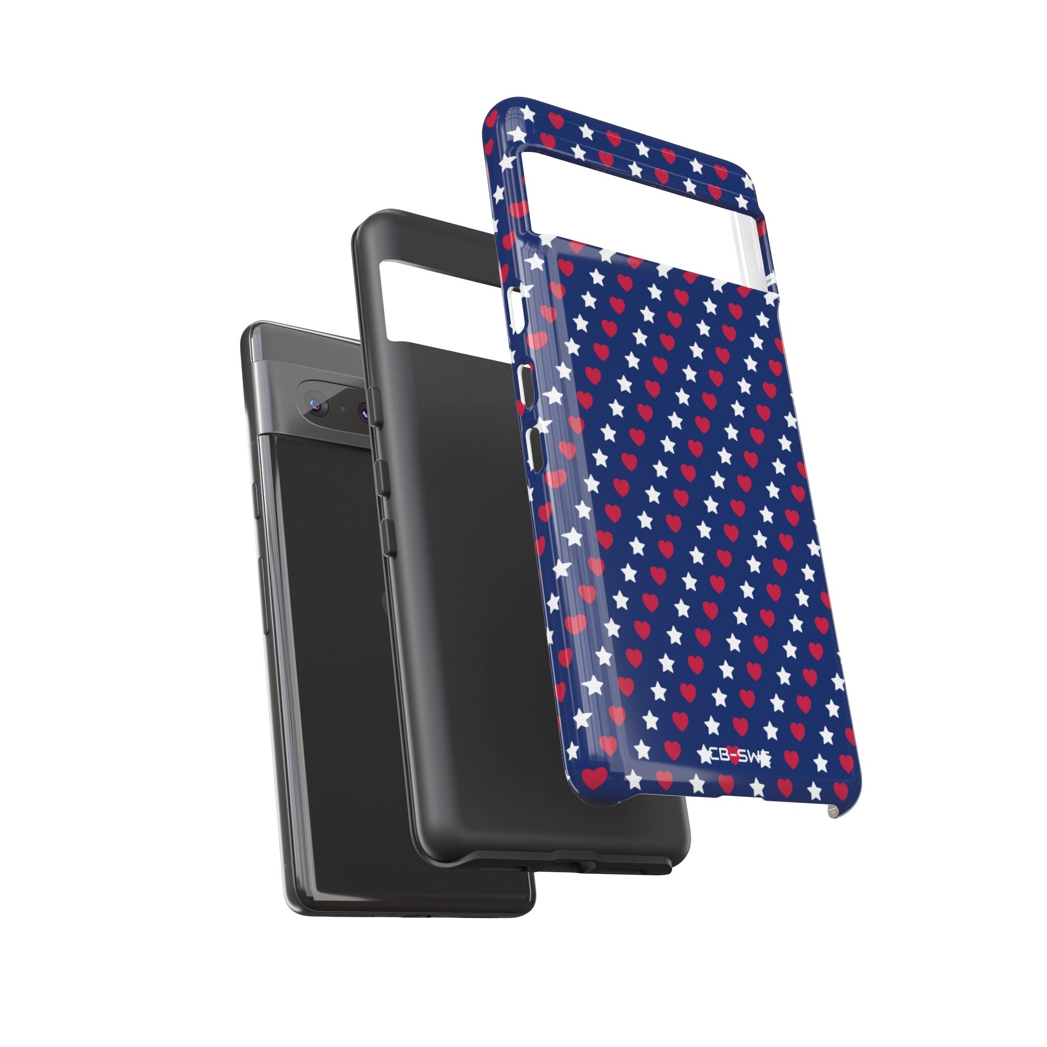 Stars Embrace Hearts - Google Pixel Case