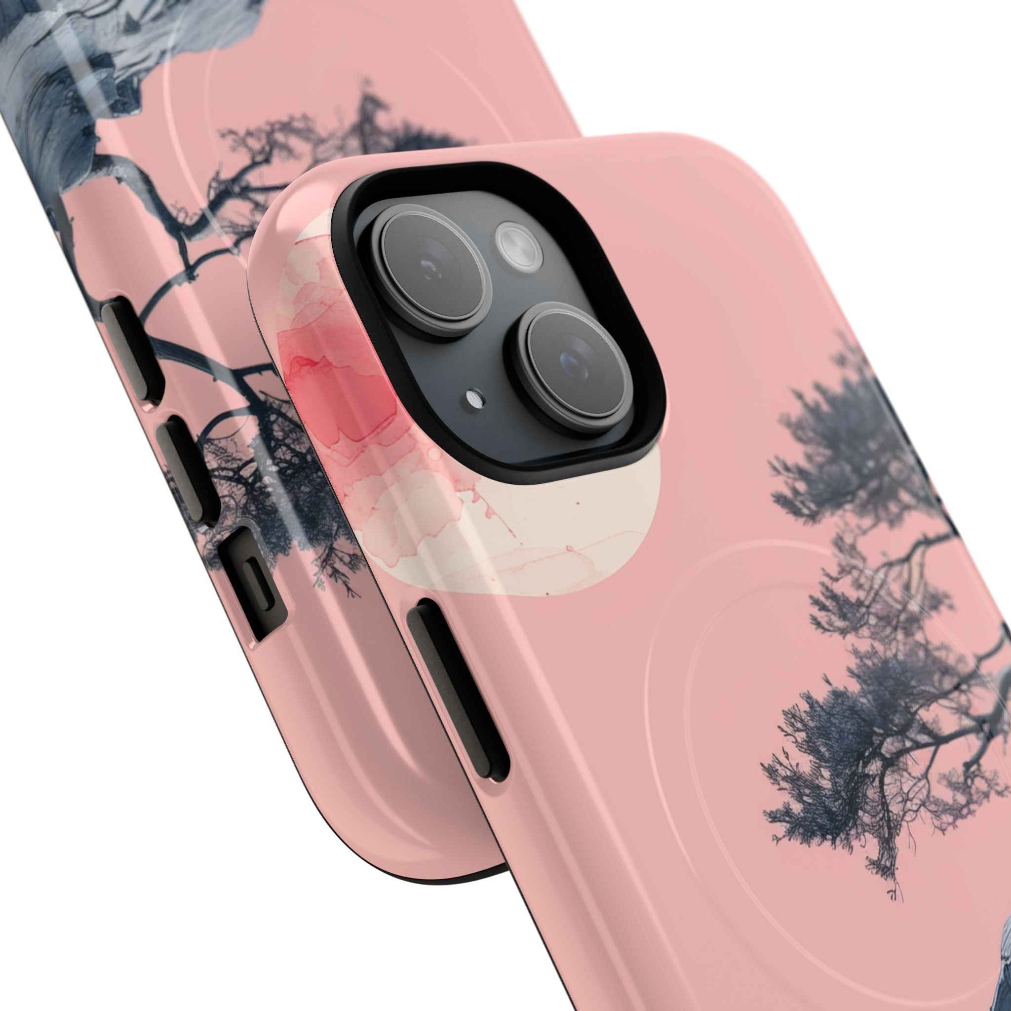 Solitudine sulla scogliera rosa iPhone 15 - Tough+