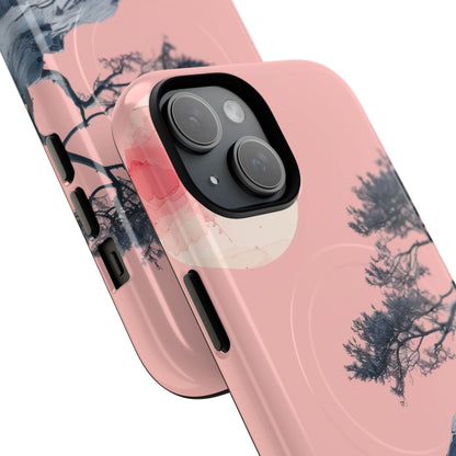 Solitudine sulla scogliera rosa iPhone 15 - Tough+