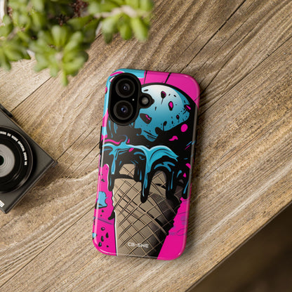 Vibrant Ice Cream Splash - iPhone Case