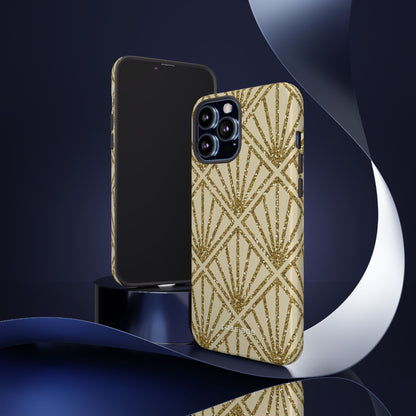Gold Diamond Radiance iPhone 13 Pro Max Case - Tough
