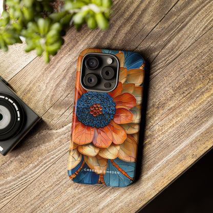 Mosaic Blossom Harmony iPhone 15 - Tough Phone Case