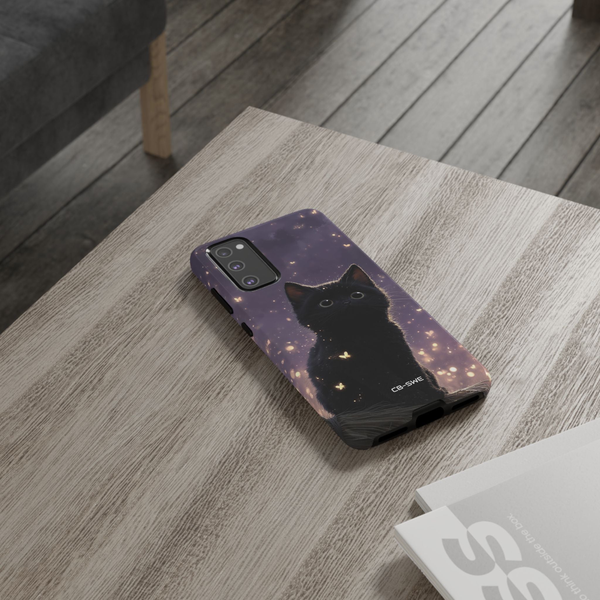 Whimsical Cat Soars - Samsung Case