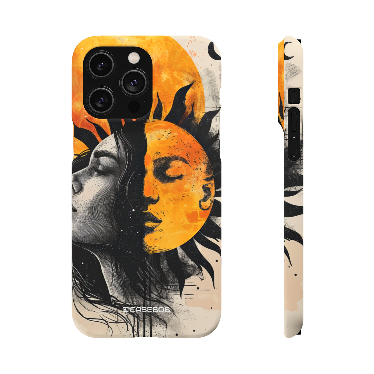 Sunlit Duality | Slim Phone Case for iPhone