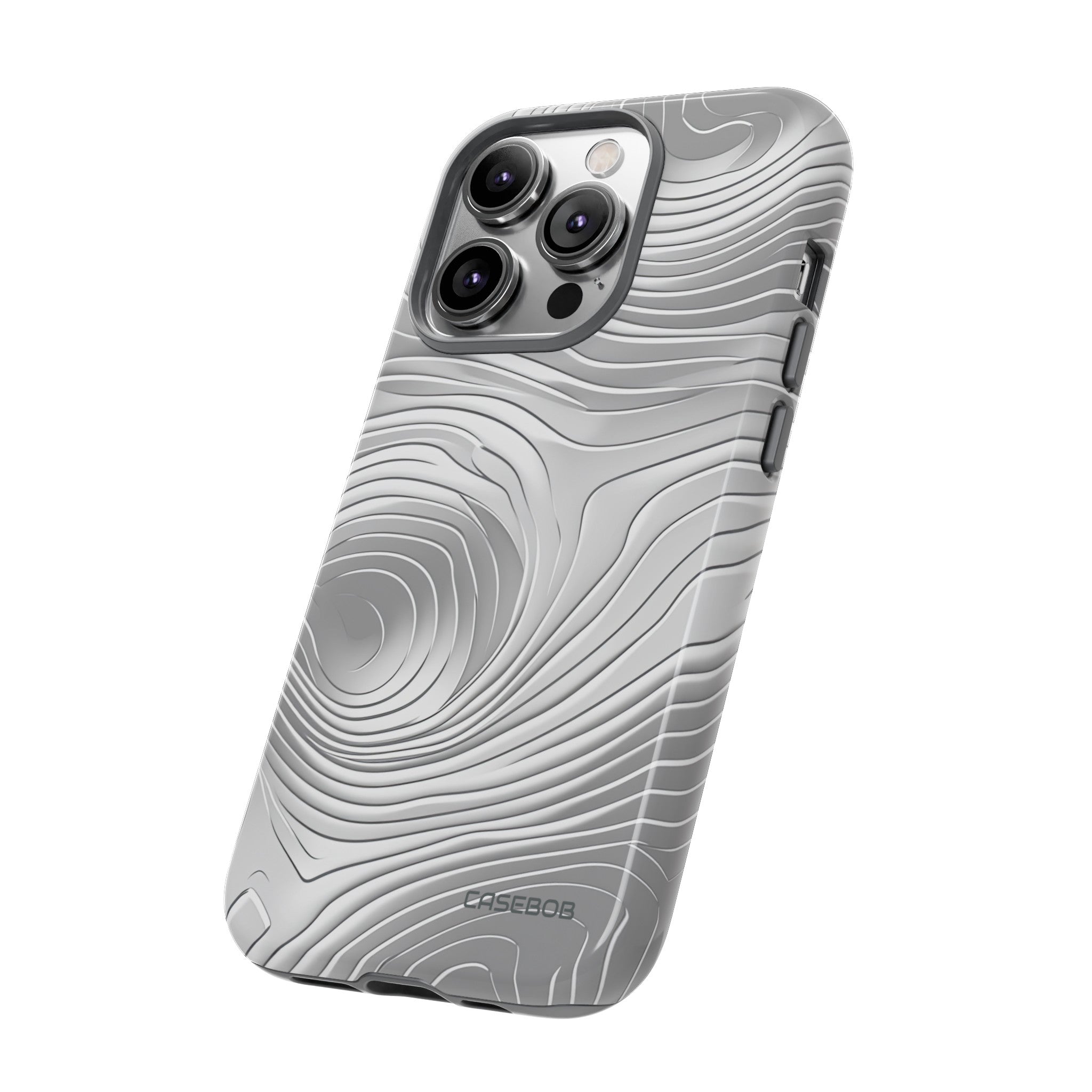 Sleek Grey Minimalism - Protective Phone Case