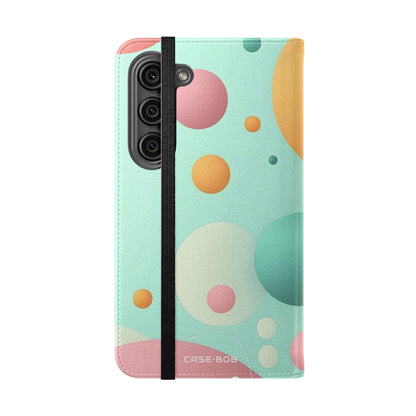 Pastel Circles Flow - Samsung S23 Case - Wallet