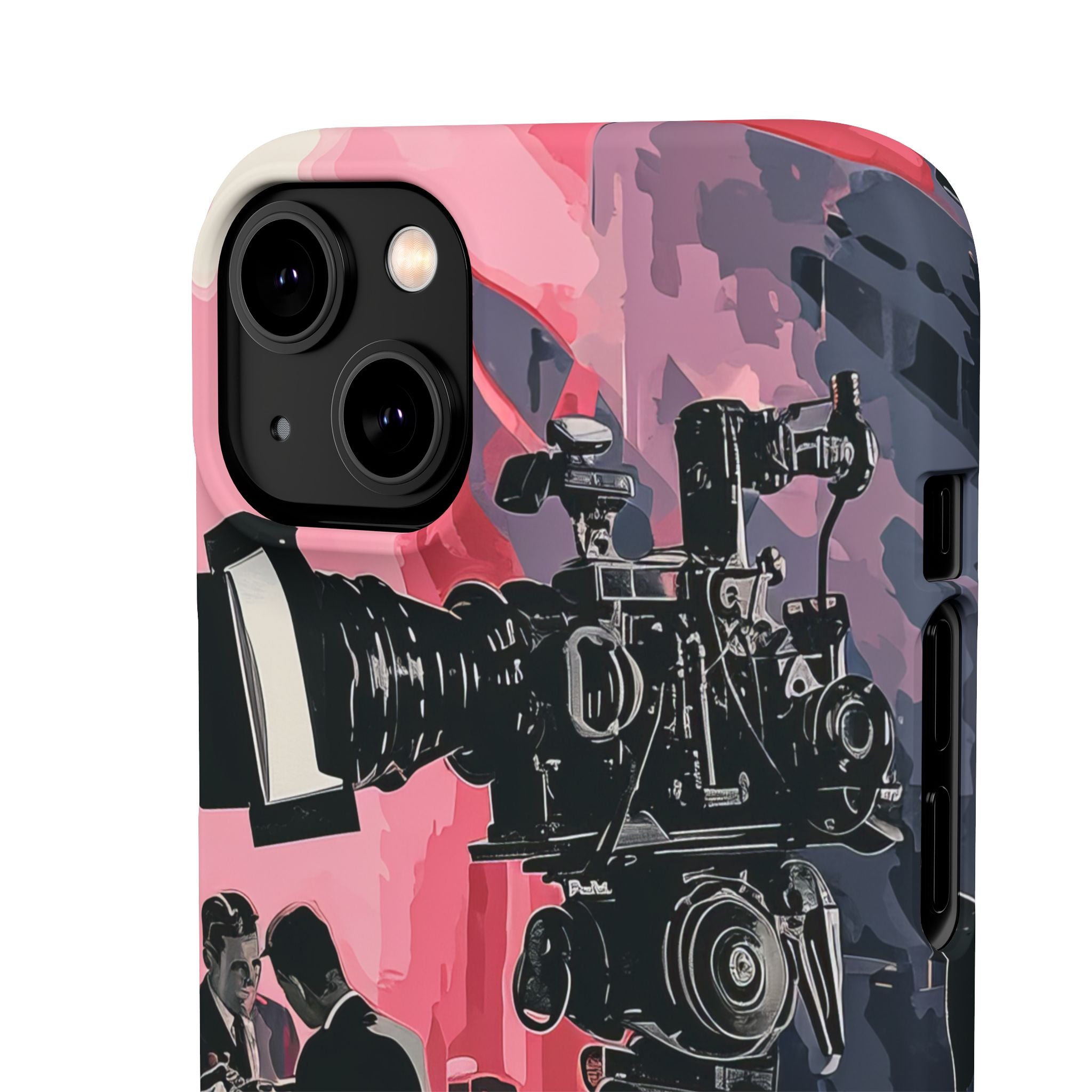 Retro Cinematic Spotlight iPhone 14 - Slim Phone Case