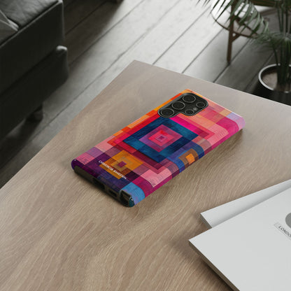 Vibrant Geometry - Tough Samsung S22 Phone Case