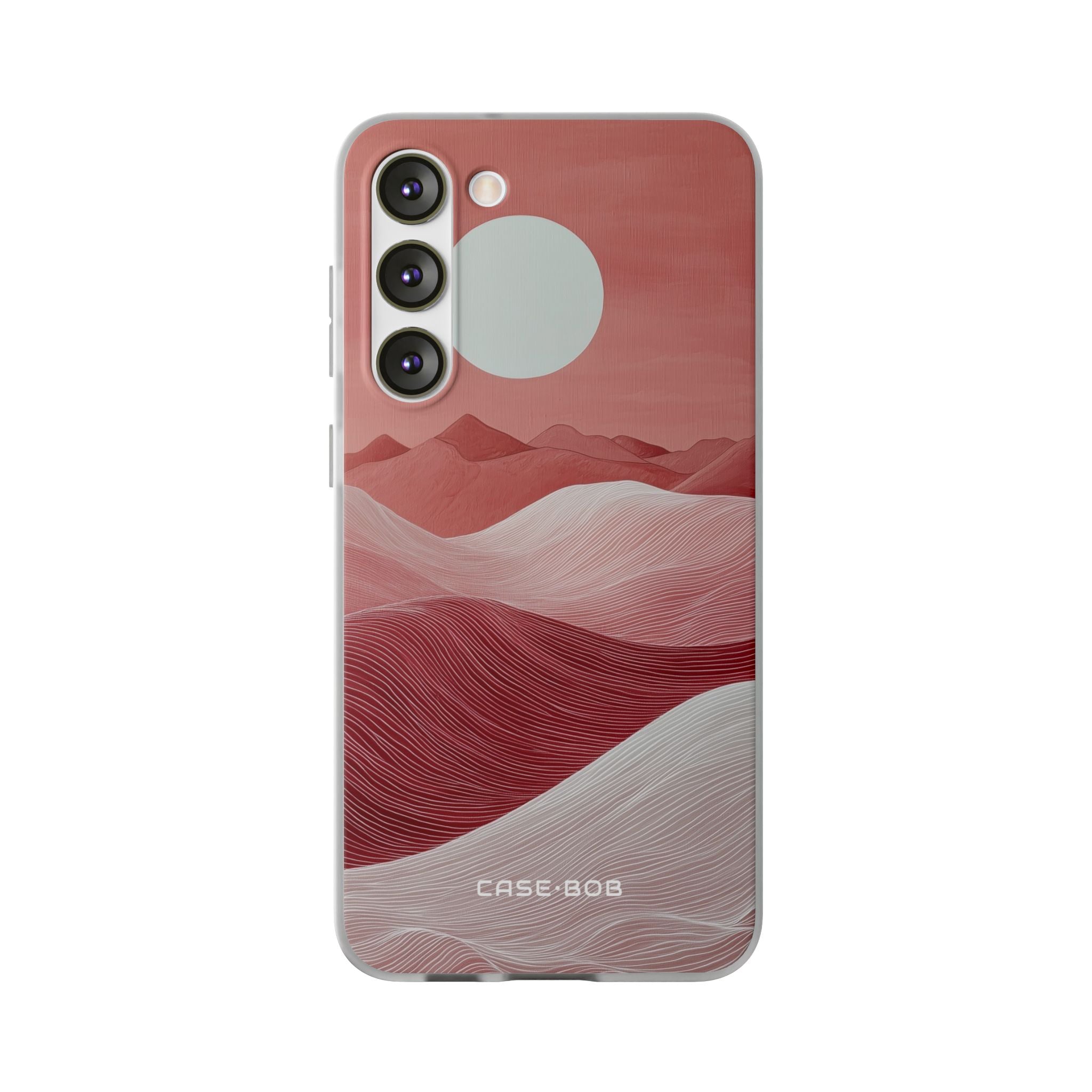 White Orb Dunes Samsung S23 Plus Case - Soft