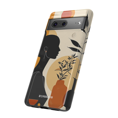 Modern Silhouette Tranquility - Phone Case for Google Pixel