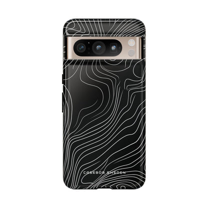 Contour Waveform Flow Google Pixel 8 - Tough Phone Case