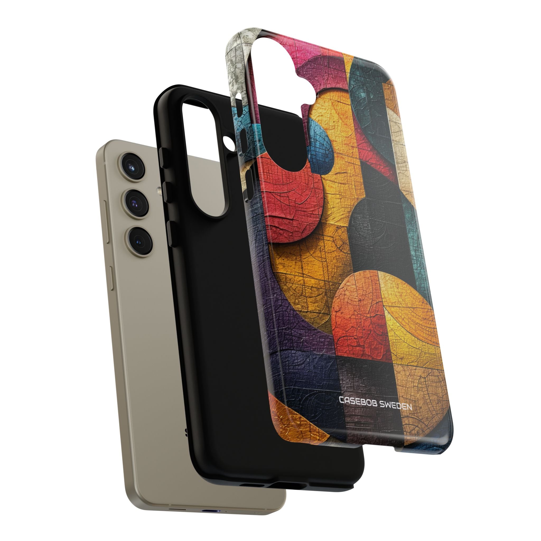 Vibrant Geometric Art - Tough Samsung S24 Phone Case