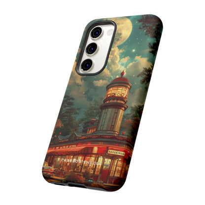 Vintage Moonlit Diner Fantasy Samsung S23 - Tough Phone Case