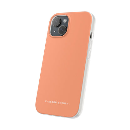 Light Salmon iPhone 15 - Flexi Phone Case