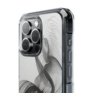 Fluid Elegance - Phone Case for iPhone (Clear Impact - Magnetic)