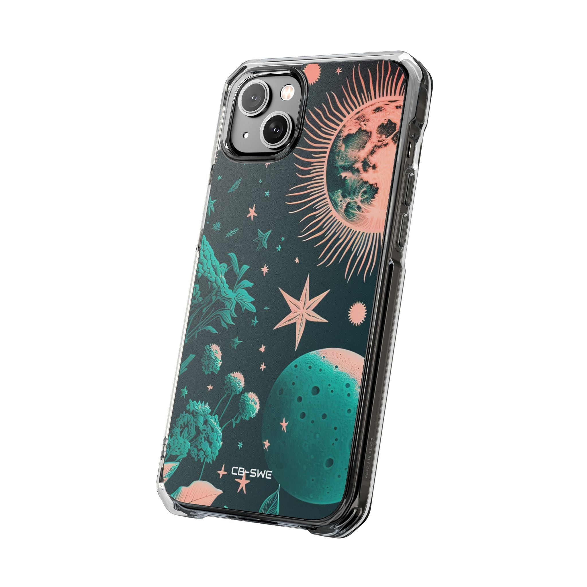 Celestial Botanical Night iPhone Case - Impact