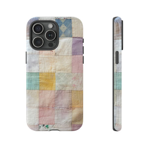 Pastel Quilt Patchwork - Protective Phone Case