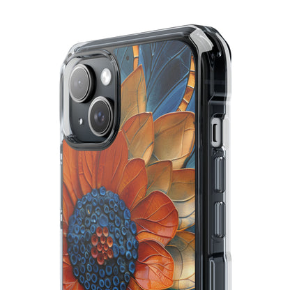 Mosaic Blossom Harmony iPhone 15 - Clear Impact Phone Case