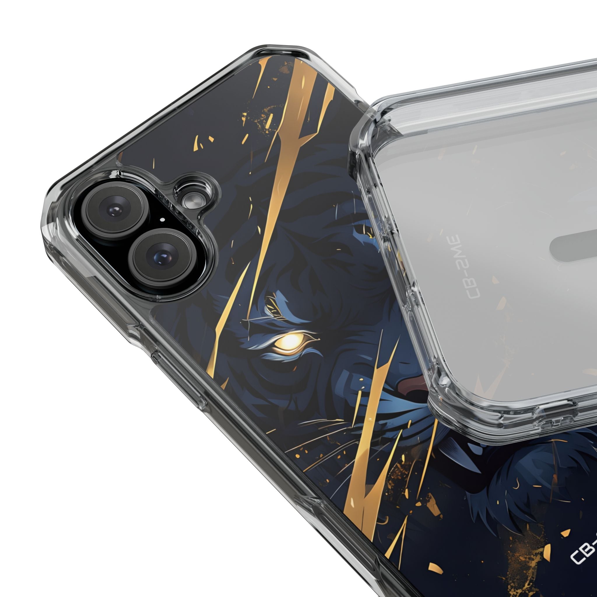 Tiger's Glowing Gaze iPhone Case - Impact