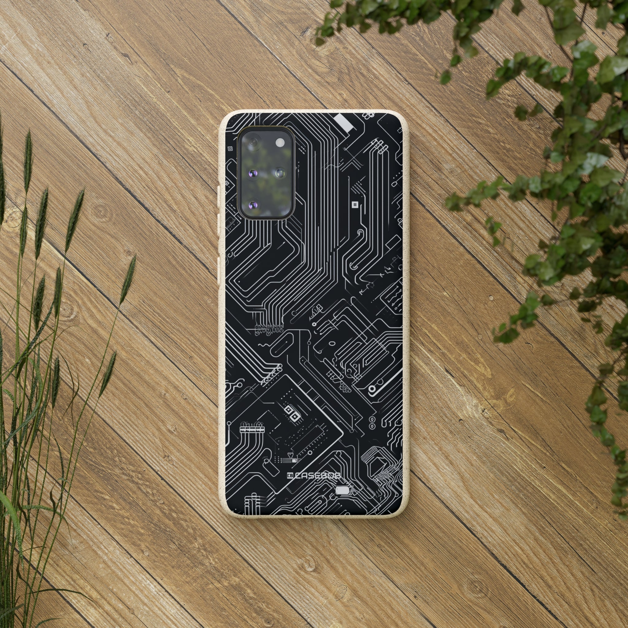 Cyber Circuitry Art | Biodegradable Phone Case