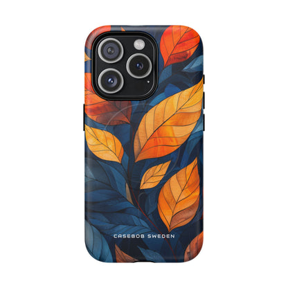 Stained Glass Blossoms iPhone 15 | Tough+ Phone Case