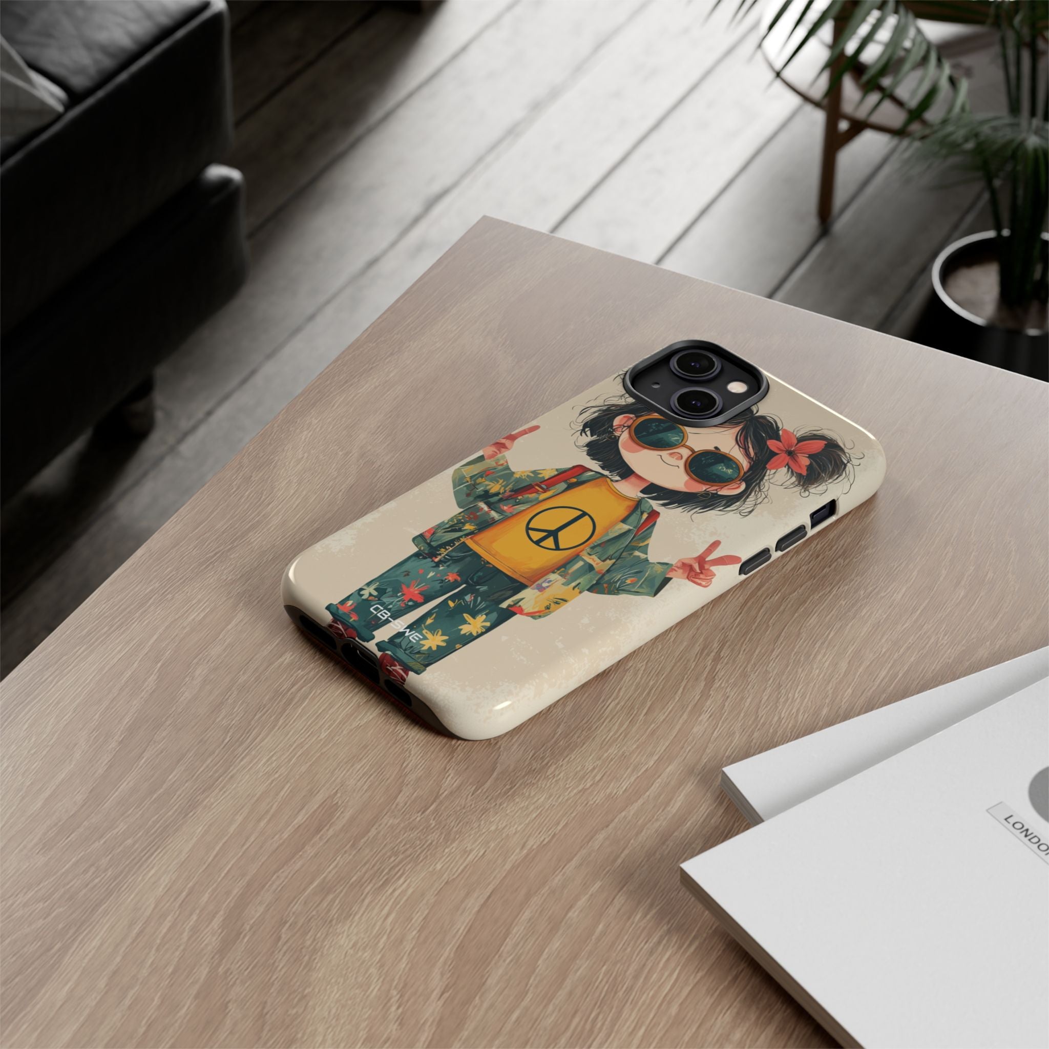 Groovy Child Laughs - iPhone Case
