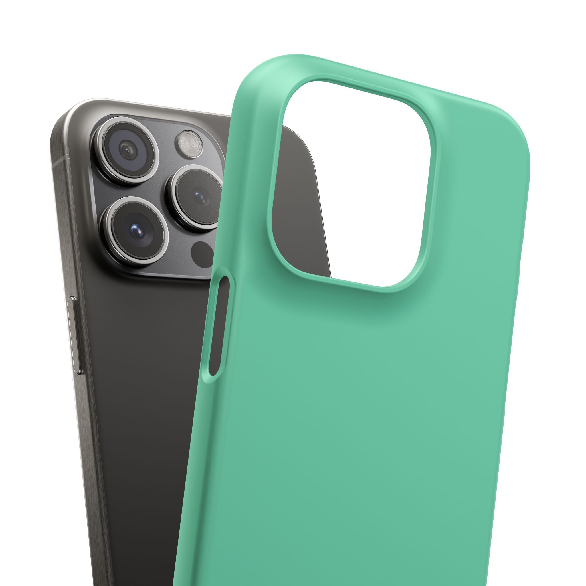 Medium Aquamarine iPhone 15 - Slim Phone Case