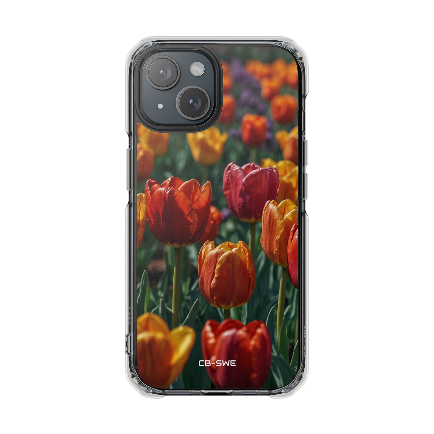 Tulips Embrace Light iPhone Case - Impact