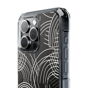 Kompliziertes Labyrinth – Handyhülle für iPhone (Clear Impact – Magnetisch) 