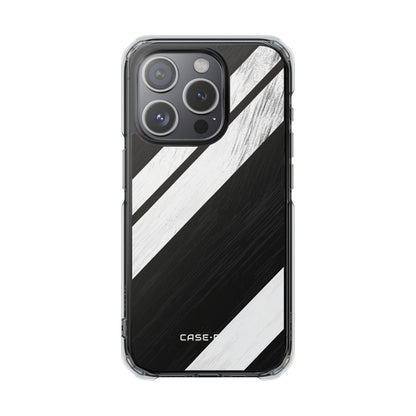 Distressed Stripe Motion iPhone 15 Pro Case - Impact