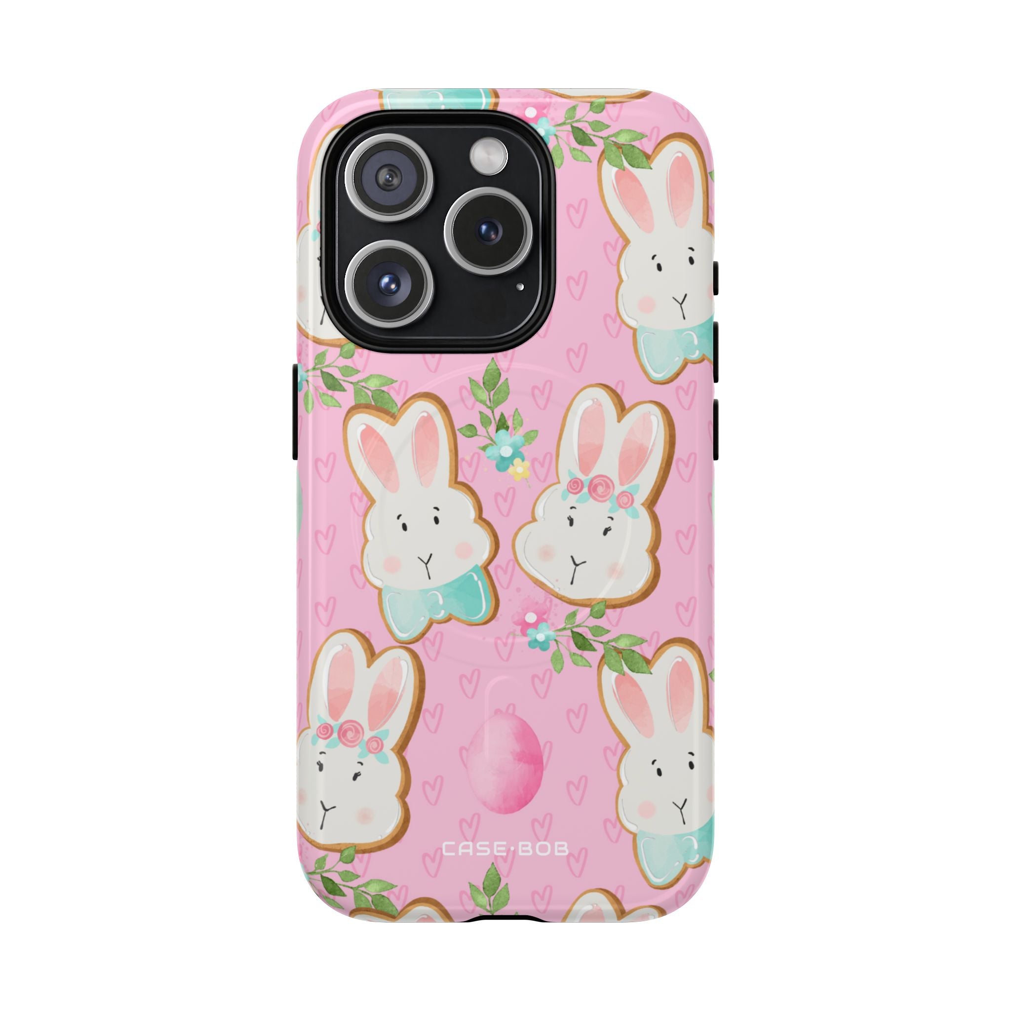 Bunny Blossom iPhone 15 Pro Case - Tough+