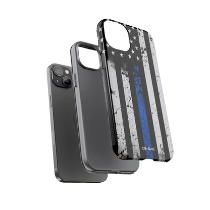 Modern Grunge Flag - iPhone Case