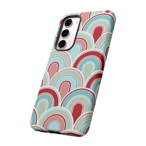 Light Blue Retro - Protective Phone Case