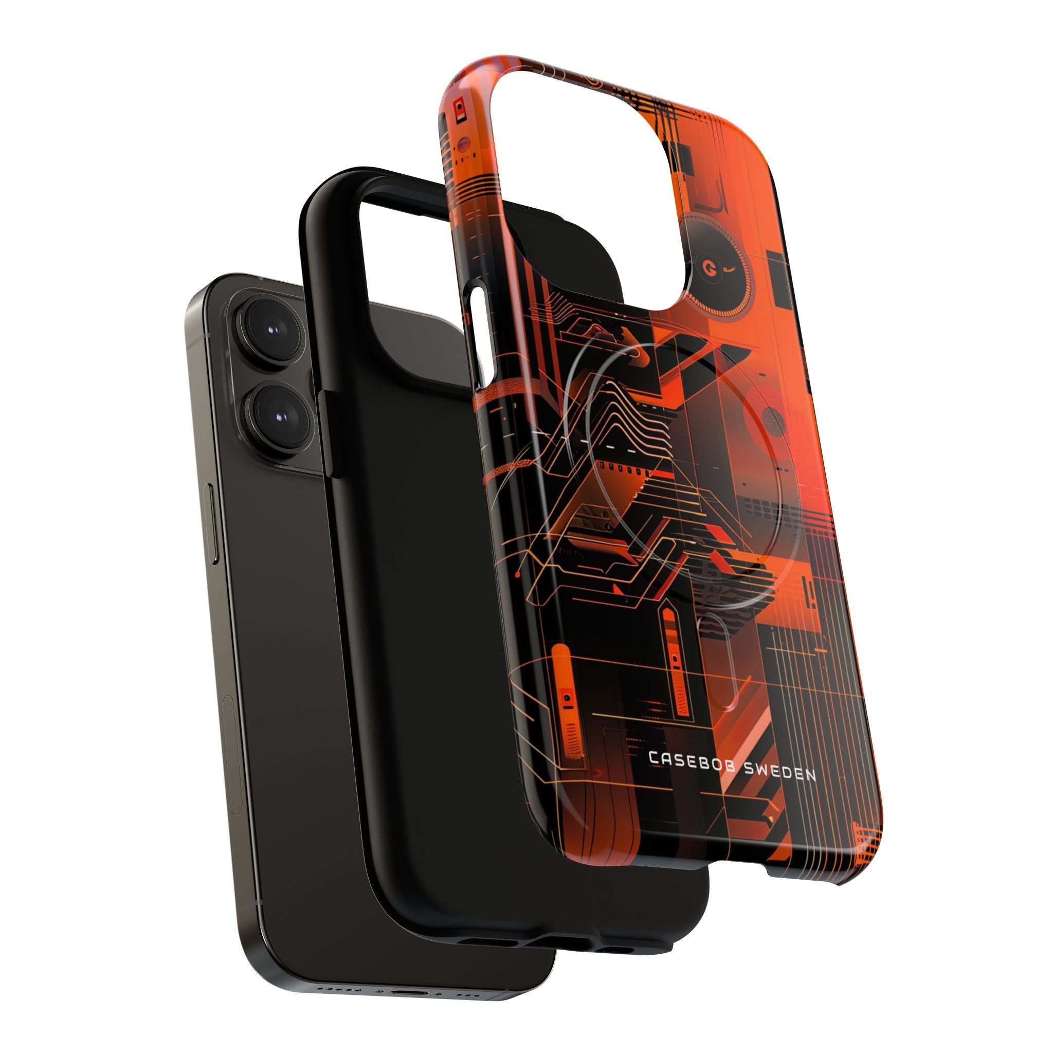 Gradient Circuitburst iPhone 14 | Tough+ Phone Case