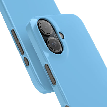 Light Sky Blue iPhone 16 - Slim Phone Case