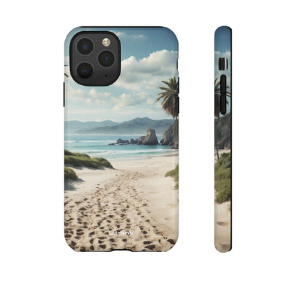 Footprints Trace Sand - iPhone Case