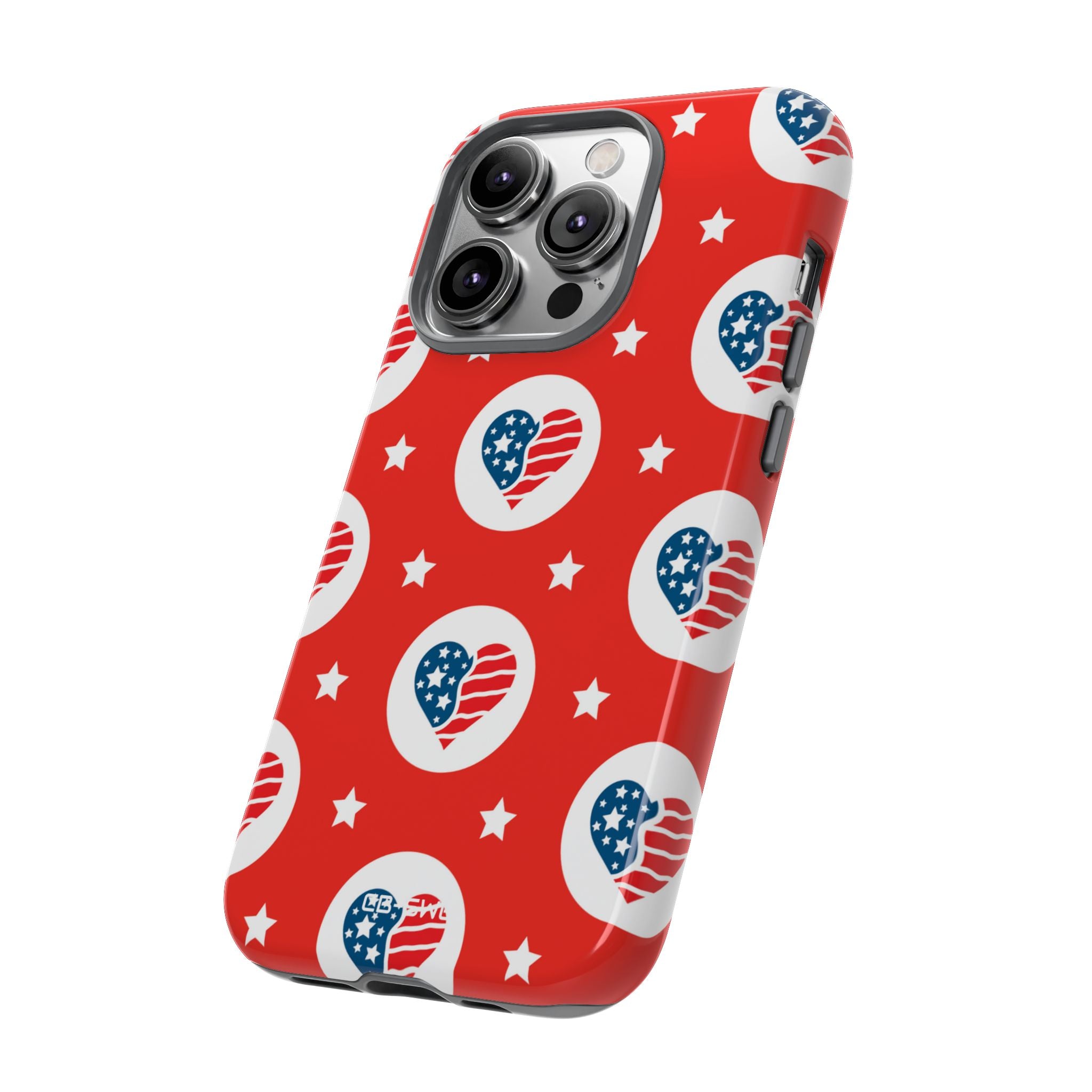 Hearts Celebrate Freedom - iPhone Case