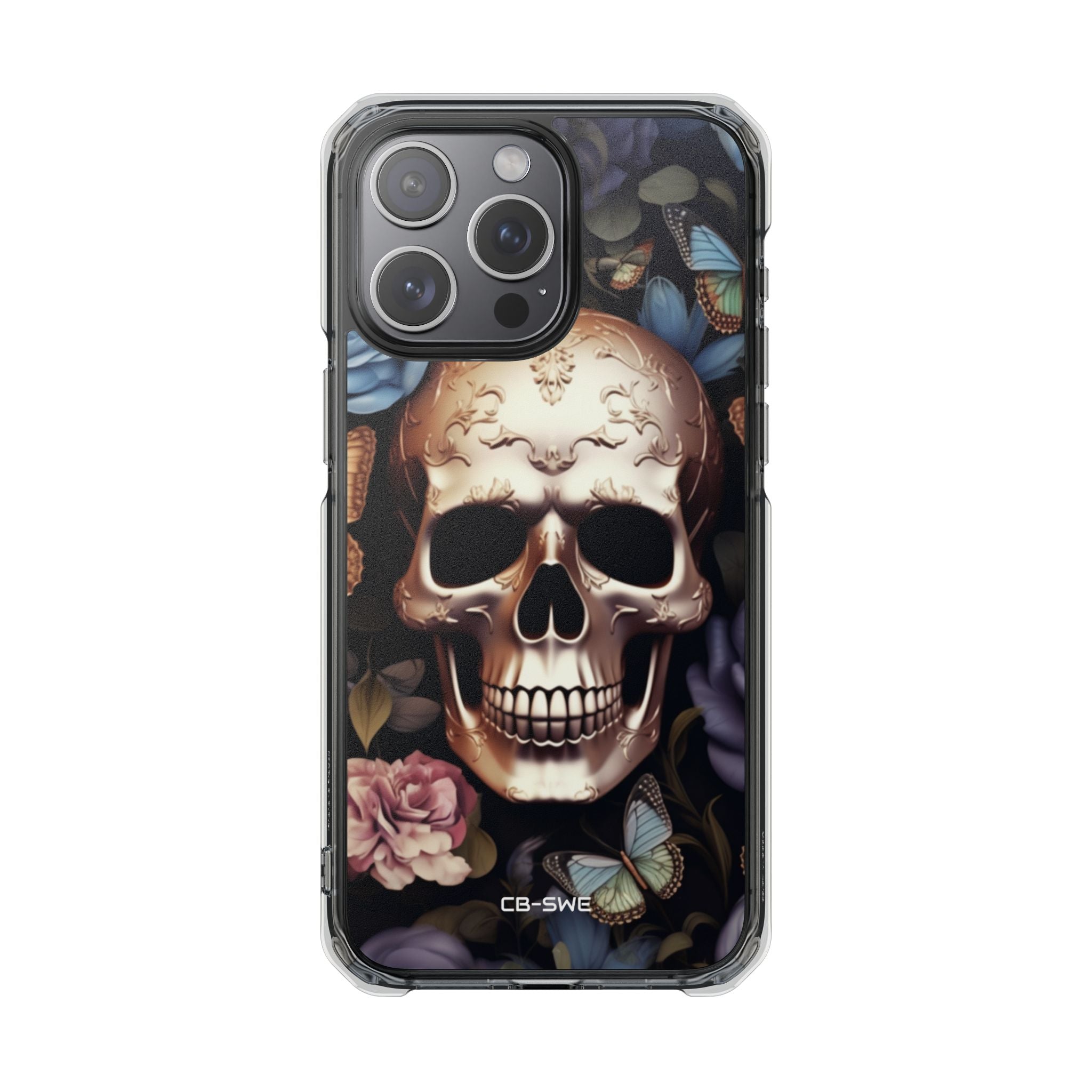 Skull Among Blossoms iPhone Case - Impact