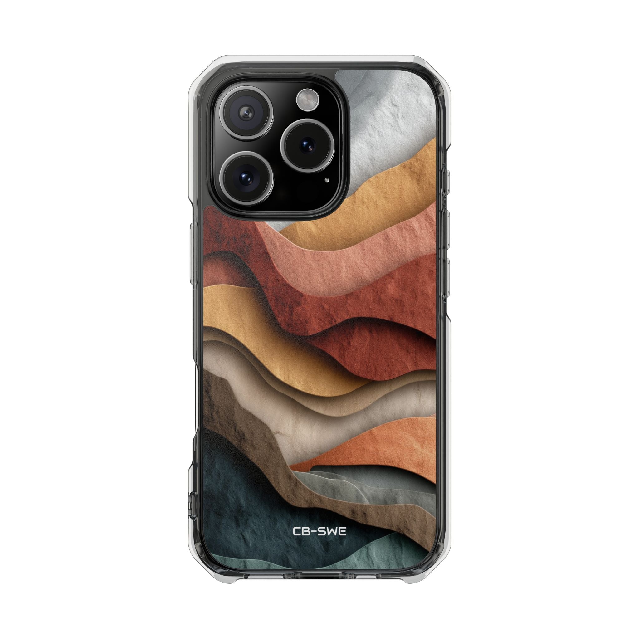 Layered Earth Whisper iPhone Case - Impact