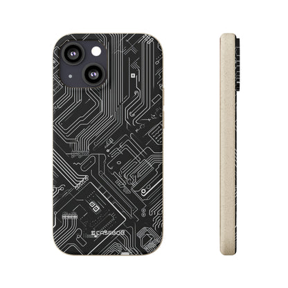 Cyber Circuitry Art | Biodegradable Phone Case