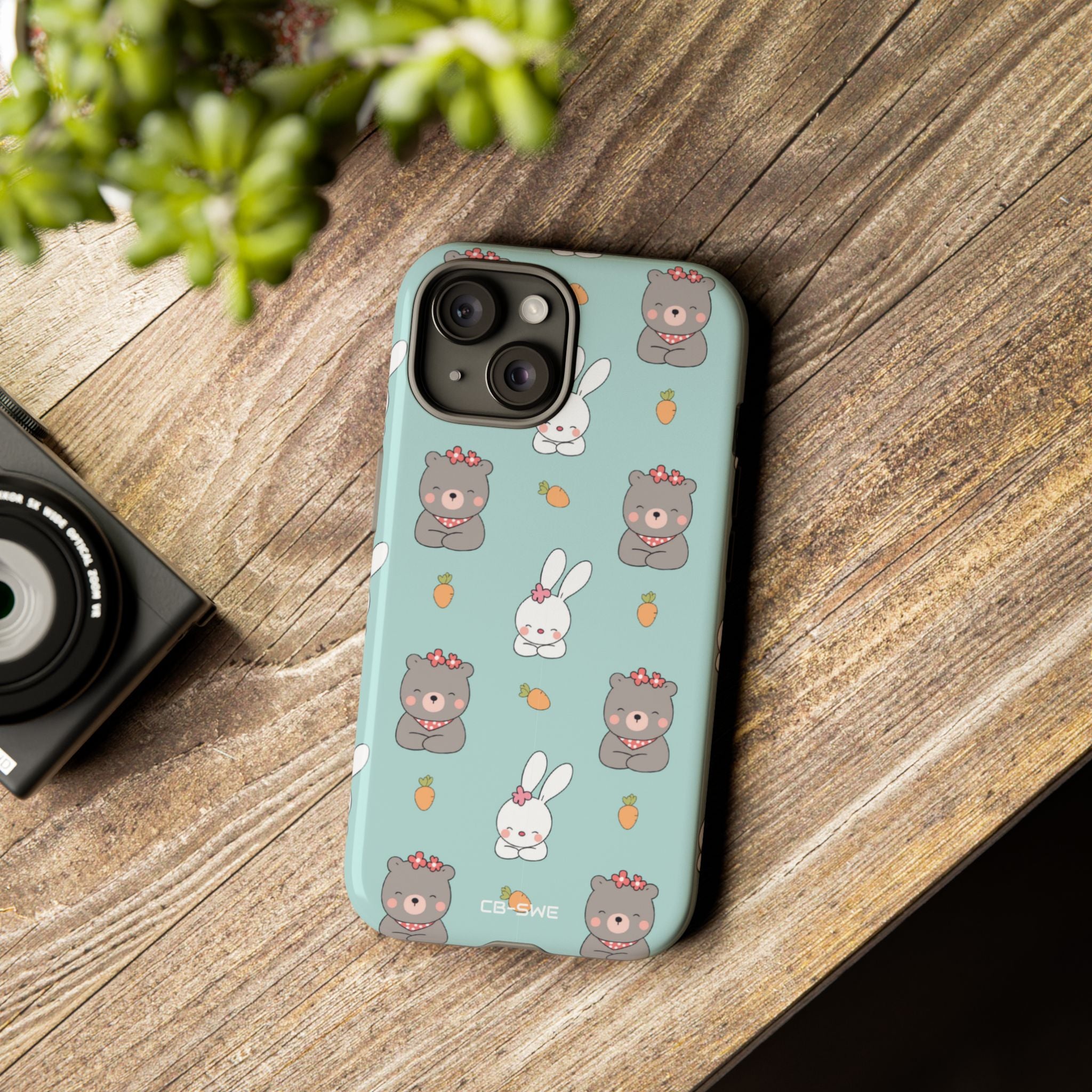 Bunnies Gather Carrots - iPhone Case