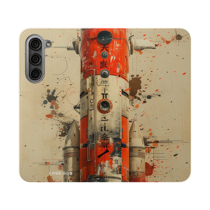 Crimson Rocket - Samsung S23+ Case - Portemonnee