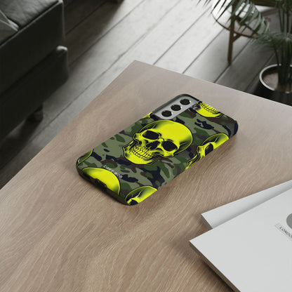 Neon Skull Camo Samsung S22 Plus Case - Tough