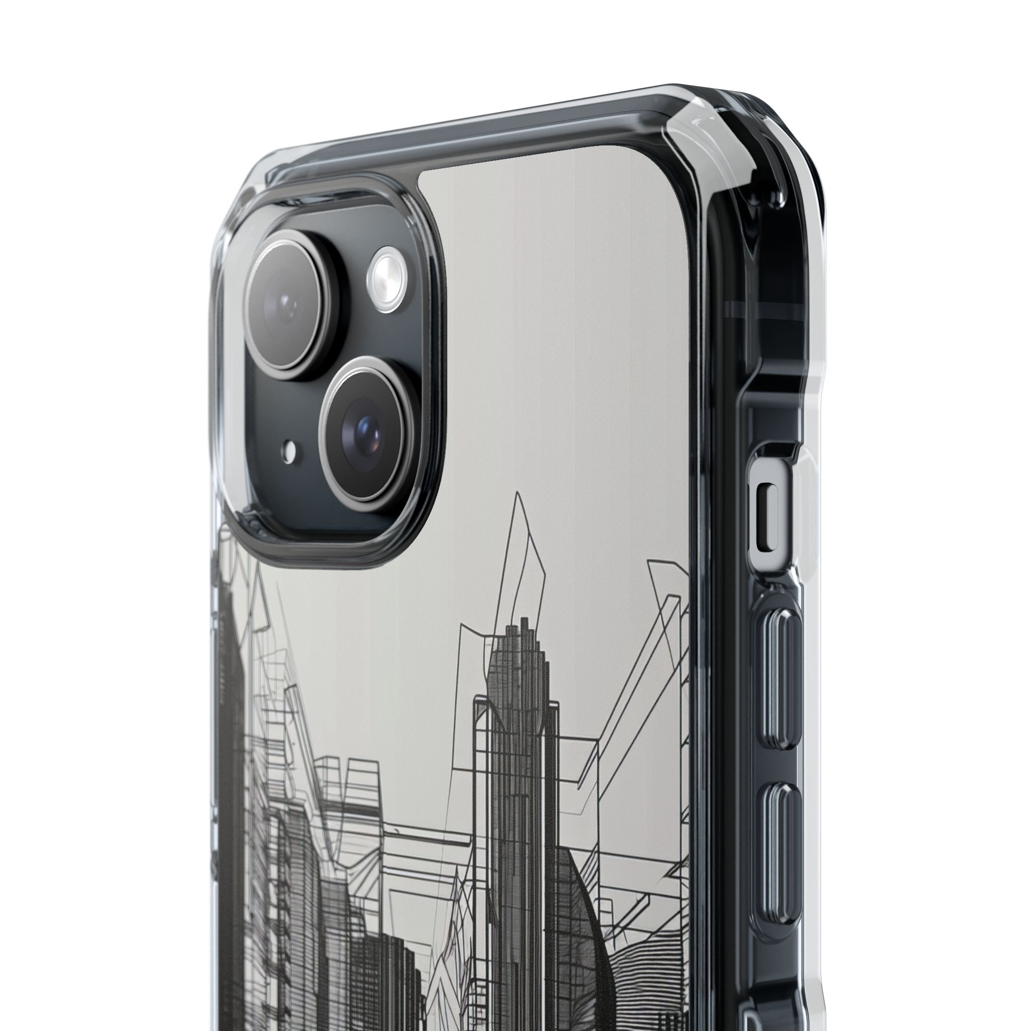 Urban Wireframe - Phone Case for iPhone