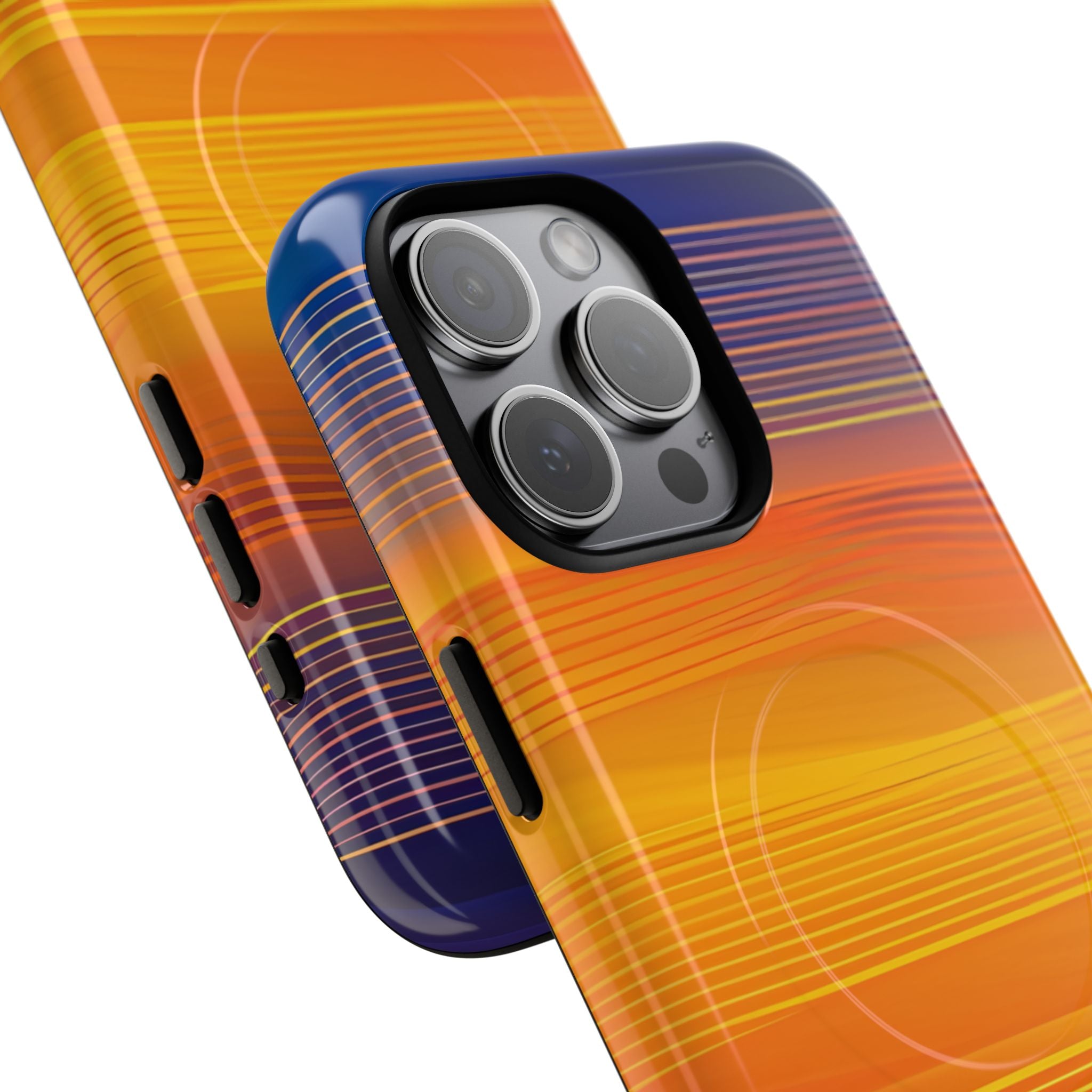 Gradient Sunset Flow iPhone 15 | Tough+ Phone Case