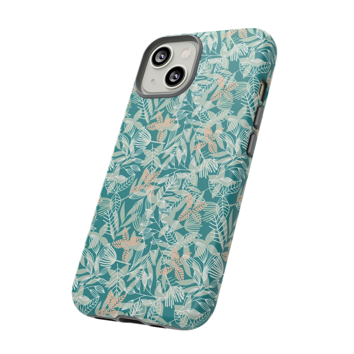 Dark Green Leaf Leaf - Protective Phone Case