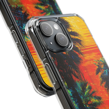 Summer Sunset Palms iPhone Case - Impact