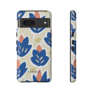 Blue Happy Flower - Protective Phone Case